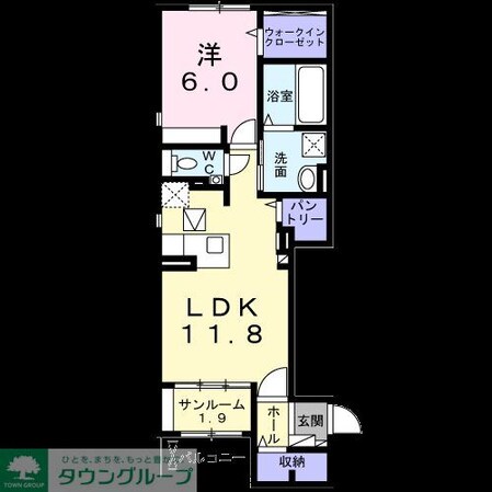 ル・シエル クレールの物件間取画像